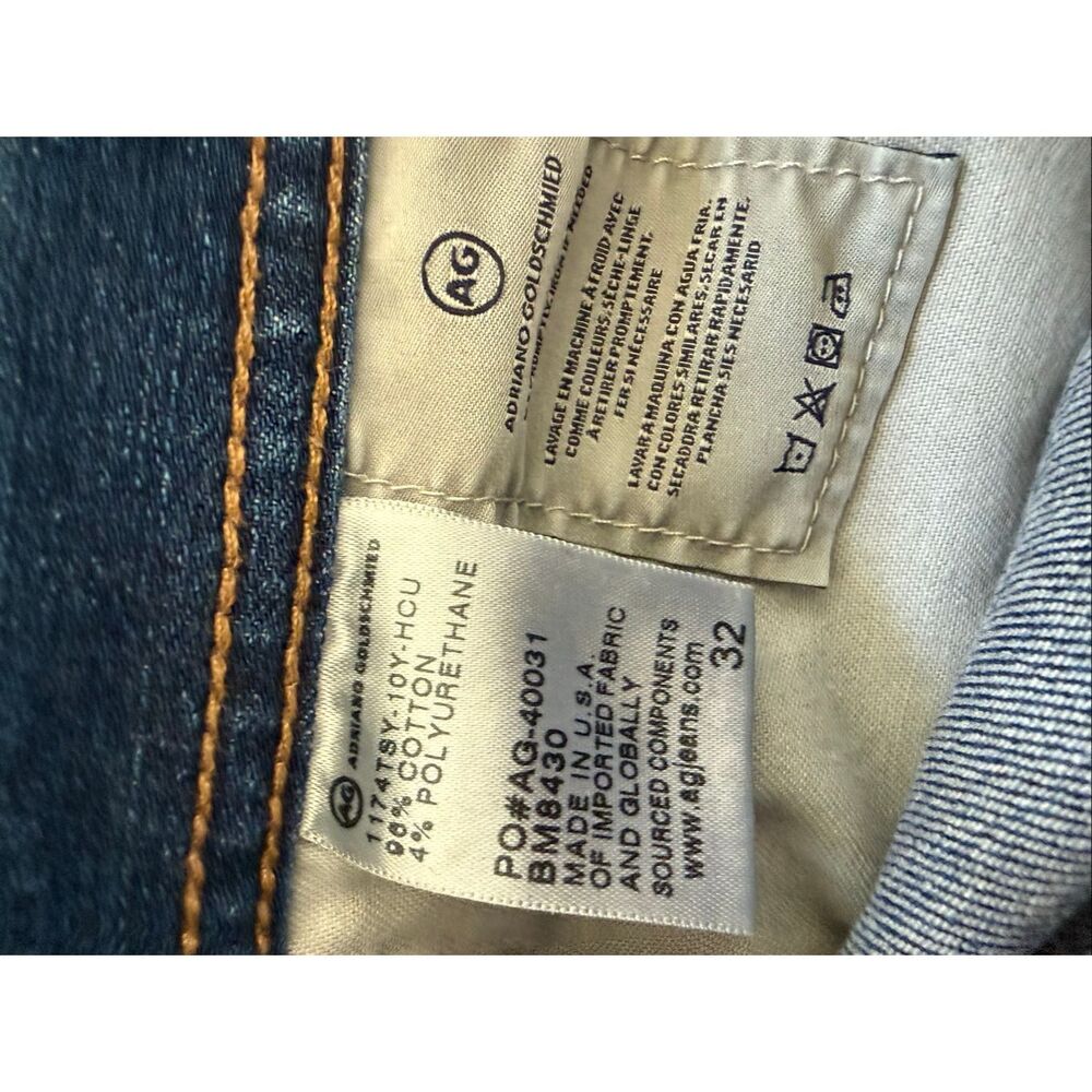 AG Adriano Goldschmied Graduate Jeans Mens Tailored Leg Stretch $215 32 x 33 - Picture 8 of 8